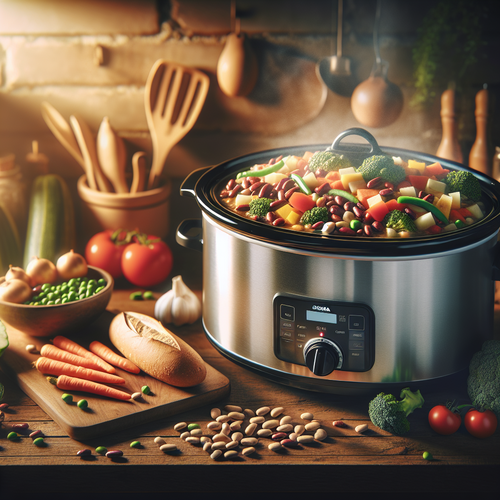 An image illustrating Can You Make High-Protein Vegan Crock Pot Recipes?
