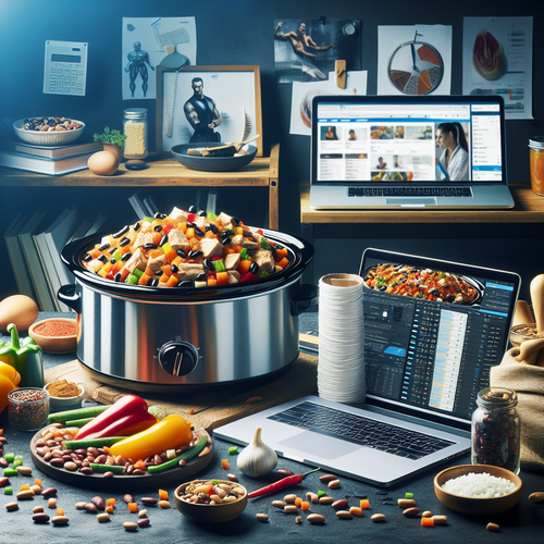 An image illustrating What Are Some Quick High-Protein Crock Pot Recipes for Busy Professionals?