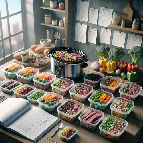 An image illustrating Incorporating High-Protein Crock Pot Recipes Into Your Meal Prep Routine