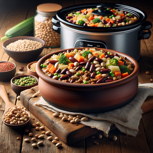 An image illustrating Craft High-Protein Vegetarian Crock Pot Masterpieces