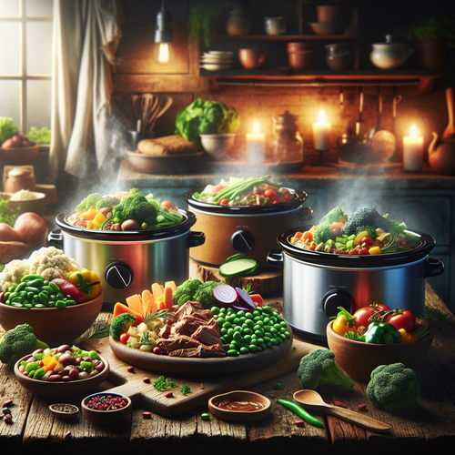 An image illustrating Lean & Easy High-Protein Crock Pot Recipes for Weight Management