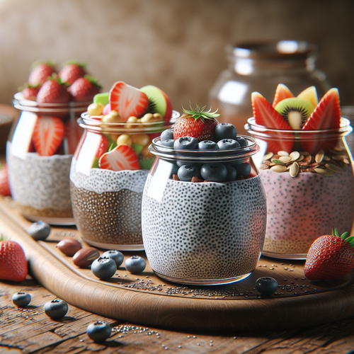 An image illustrating 5 Chia Pudding Recipes for Weight Loss (Quick & Healthy Options)