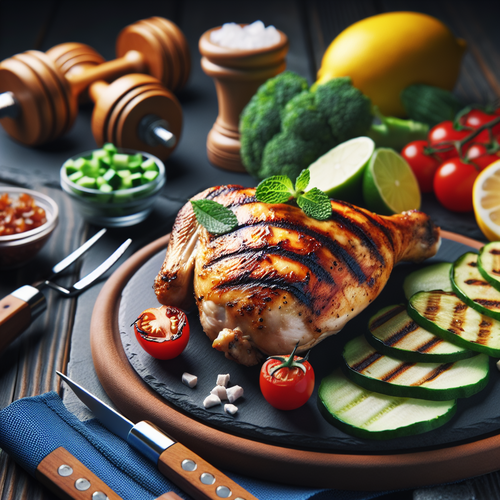 An image illustrating 10 Grilled Chicken Recipes (Low-Calorie)