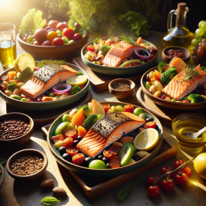 An image illustrating 7 Mediterranean Diet Salmon & Olive Oil Recipes for Fat Loss