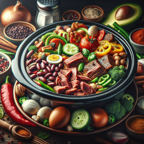 An image illustrating Spice Up Your Routine: Flavorful High-Protein Crock Pot Recipes Beyond Chicken Breast