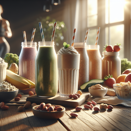 An image illustrating 7 Cottage Cheese & Peanut Butter High-Protein Smoothies