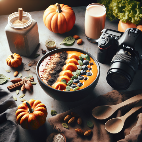 An image illustrating 5 Pumpkin & Protein Powder Smoothie Bowls